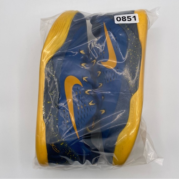 Nike Kobe Bryant 9 IX Gym Blue University Gold Sneakers  -  Size:  5.5Y - Picture 14 of 14